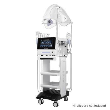 Máquina facial 11 en 1 con hidradermoabrasión, oxígeno y máscara LED para rejuvenecimiento de la piel